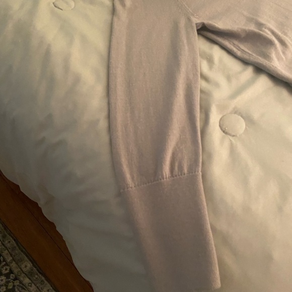 Banana Republic Women's Cowl Neck Sweater - Light Gray Merino Wool - Picture 4 of 15